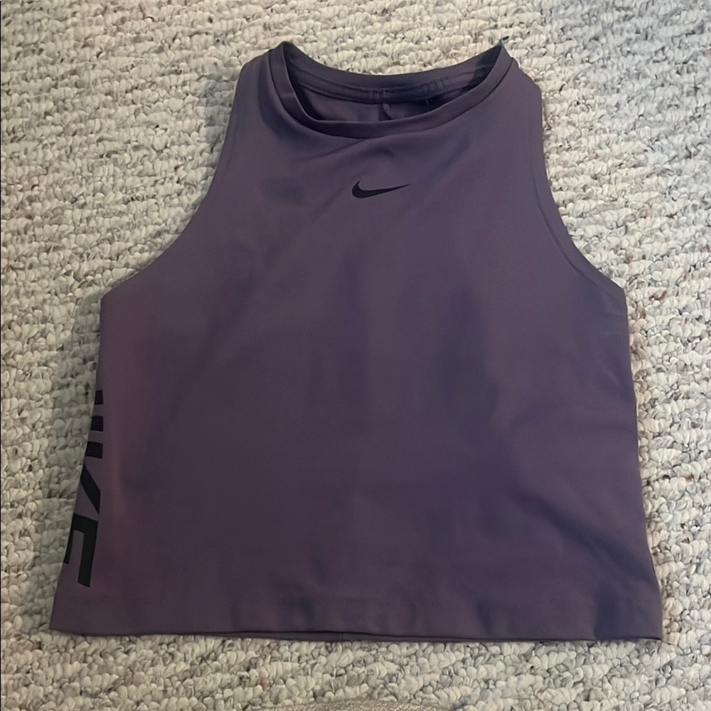 Nike Purple Sleeveless Crop Muscle Tee - Like new - no refund or return